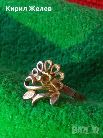 СРЕБЪРЕН ПРЪСТЕН - ЦВЕТЕ МАЙСТОРСКА ИЗРАБОТКА 17139, снимка 5 - Антикварни и старинни предмети - 31557464
