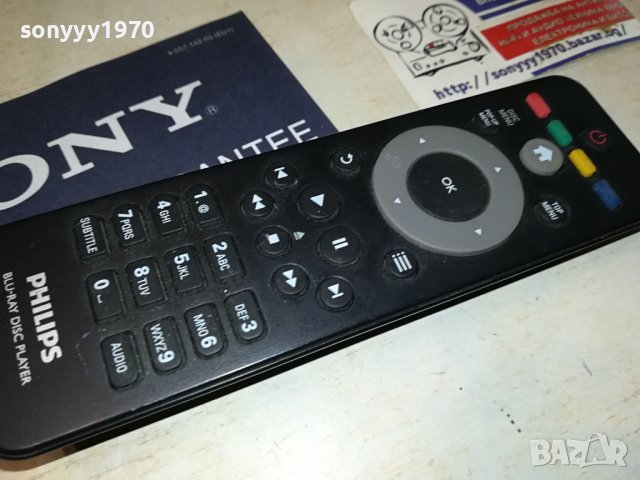 PHILIPS BLU-RAY REMOTE CONTROL-ВНОС SWISS 2106231122, снимка 12 - Други - 41305798