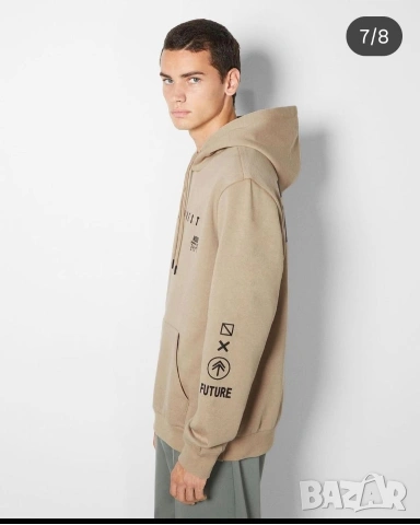 Суичър Bershka Размер: XS с гугла, снимка 4 - Суичъри - 53776614