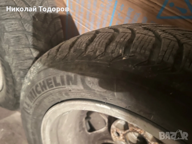 Зимни гуми Michelin 2 бр. и ESA Tecar 2 бр. 185/60/15, снимка 5 - Гуми и джанти - 52296580