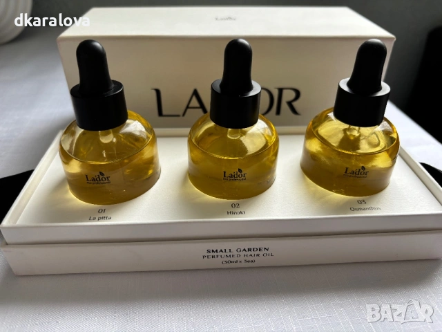 Lador Perfumed Hair Oil Trio Set, снимка 2 - Продукти за коса - 53249492