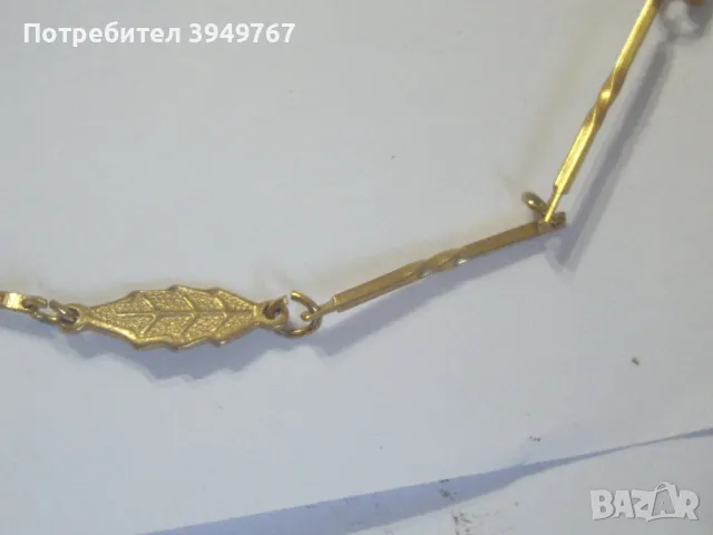 Позлатено ланче., снимка 2 - Колиета, медальони, синджири - 50259640