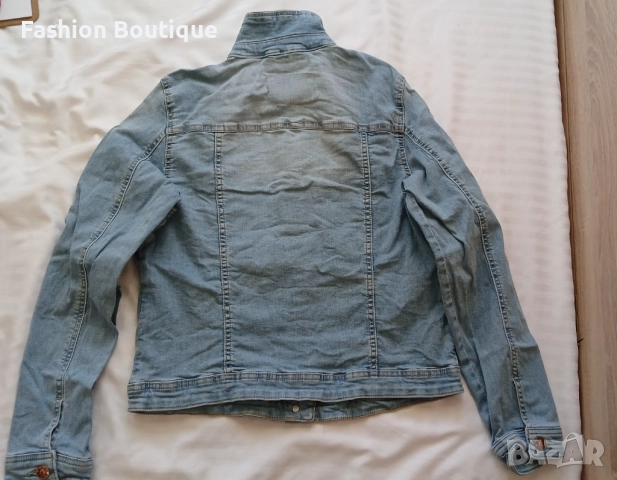 Дамско дънково як, БЕЗ ЗАБЕЛЕЖКИ, размер- М/Л Цена: 30лв, снимка 5 - Якета - 51908232