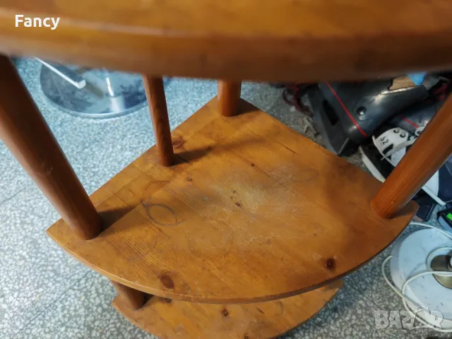 Ъглова етажерка, чам 170 см, снимка 10 - Етажерки - 49199657