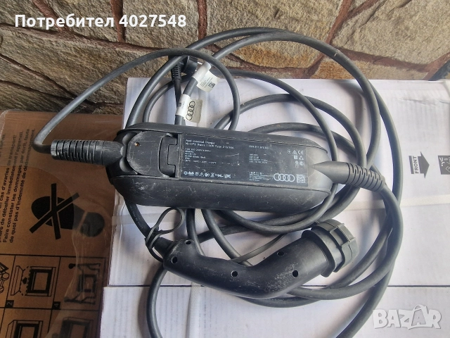 Audi E-Tron 11kW оригинално зарядно 16А трифазен и адаптер шуко, снимка 4 - Друга електроника - 51587973