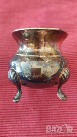 Посребрена каничка за мляко, сосиера. , снимка 4 - Аксесоари за кухня - 41037839