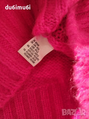 Топъл дизайнерски вълнен пуловер , снимка 4 - Блузи с дълъг ръкав и пуловери - 44413797