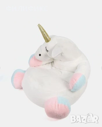 Плюшен фотьойл за деца, Мек детски пуф – седалка за деца, удобен и цветен – НОВ, снимка 11 - Мебели за детската стая - 53054660