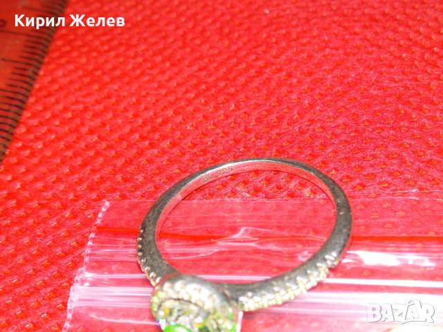 ПРЕКРАСЕН ФИН СКЪПОЦЕНЕН СРЕБЪРЕН ПРЪСТЕН МАРКОВО СРЕБРО SL 925 с ЮВЕЛИРНО ФАСЕТИРАНИ ЦИРКОНИ 41938, снимка 8 - Пръстени - 44610729