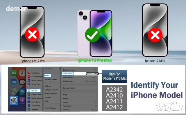 Резервен LCD екран 6.7 инча за iPhone 12 Pro Max с комплект инструменти, снимка 4 - Резервни части за телефони - 55780676