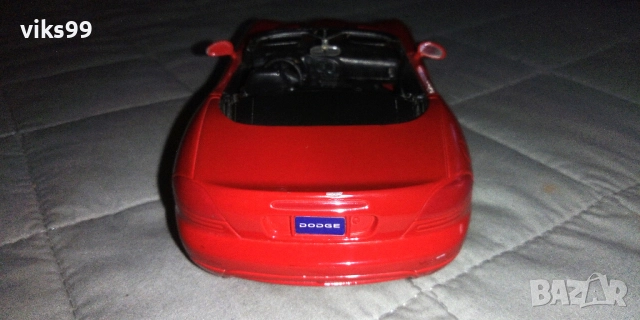 Dodge Viper SRT-10 Maisto - Мащаб 1:24 , снимка 5 - Колекции - 51551490