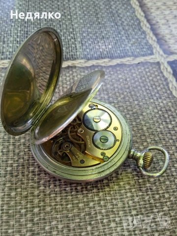 Джобен швейцарски часовник Buren,оригинал, снимка 9 - Антикварни и старинни предмети - 41406331