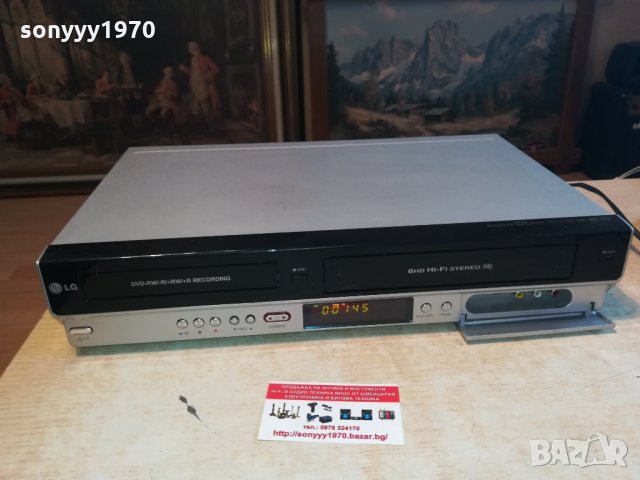 *lg rc278 dvd recorder/video hifi recorder 1802221938, снимка 2 - Плейъри, домашно кино, прожектори - 35838788