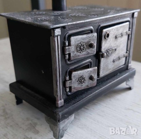 Миниатюра готварска печка метална, снимка 4 - Колекции - 41706241