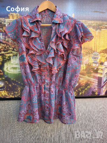 Ефирна блузка, снимка 6 - Тениски - 41689762