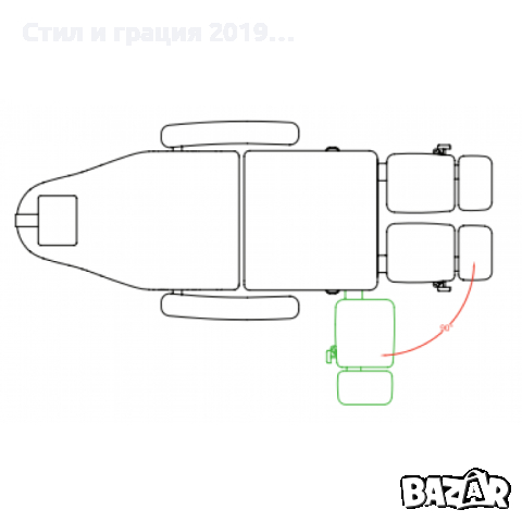Стол за педикюр Cubo (5 мотора) - тъмно сив/бял, снимка 12 - Педикюр и маникюр - 44515812