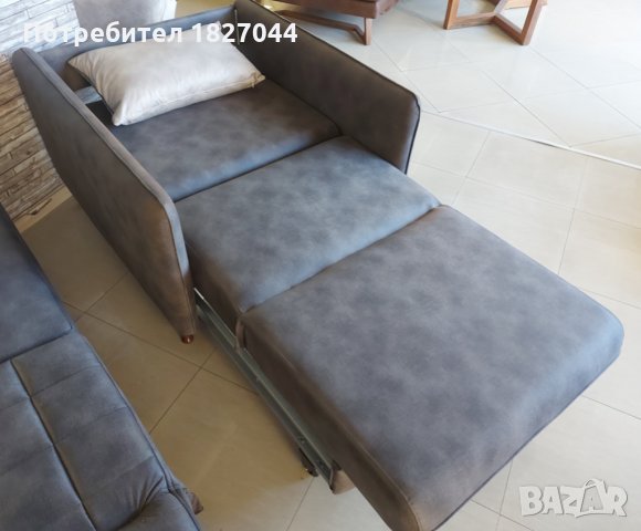 Разтегателен Фотьойл, снимка 2 - Дивани и мека мебел - 35879040