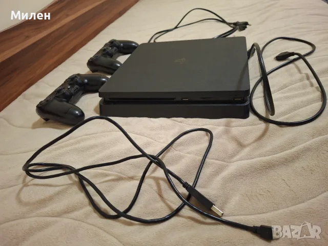 PS4 Slim 1TB с два джойстика - 180 евро / КАТО НОВ, снимка 2 - PlayStation конзоли - 56265062
