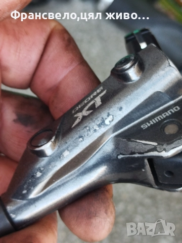 Предна четери брутална спирачка за велосипед колело Shimano deore xt bl t 8000, br m 8020 , снимка 4 - Части за велосипеди - 52614187