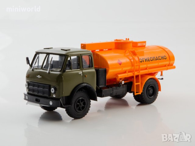 МАЗ 506 АЦ-8-500А цистерна - мащаб 1:43 на Наши Грузовики моделът е нов в кутия, снимка 5 - Колекции - 42698855