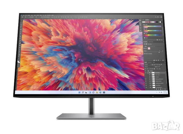 Нов професионален монитор HP Z25 25" IPS/2K + HP Soundbar, снимка 2 - Монитори - 51375589