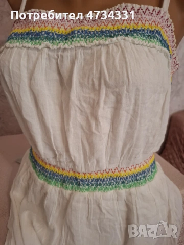 Еlla moss Бяла Рокля, снимка 2 - Рокли - 53477322