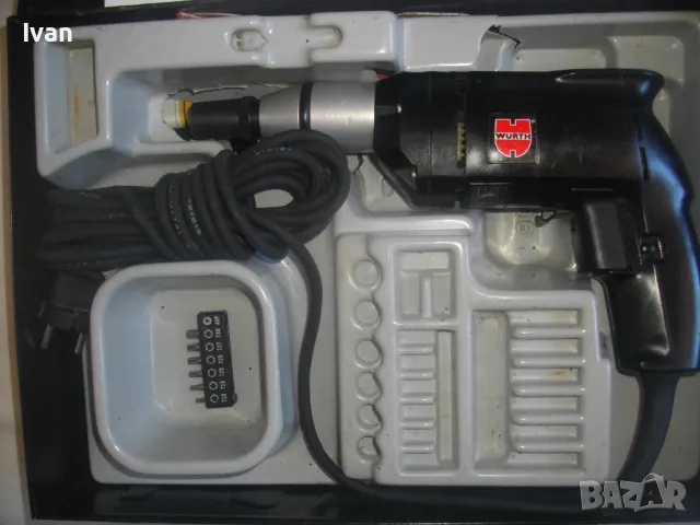 WURTH S 13 ERGO Електрически винтоверт за гипсокартон ВРЮТ немски оригинален с оригинален куфар 