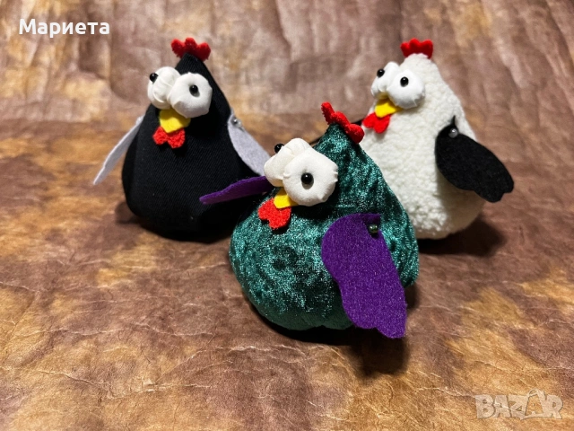 Кокошки Играчки Подаръчета Великденска Декорация Сладки Кокошки Кокошки Ръчна Изработка , снимка 10 - Декорация за дома - 40269765