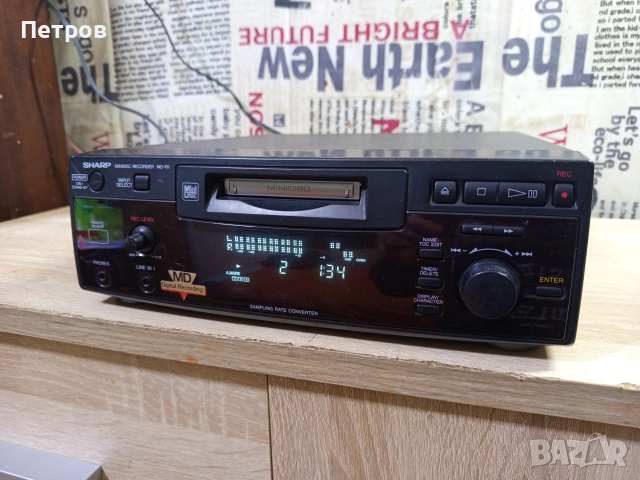 "Sharp"Minidisc Recorder MD-R1, снимка 6 - Аудиосистеми - 52929444