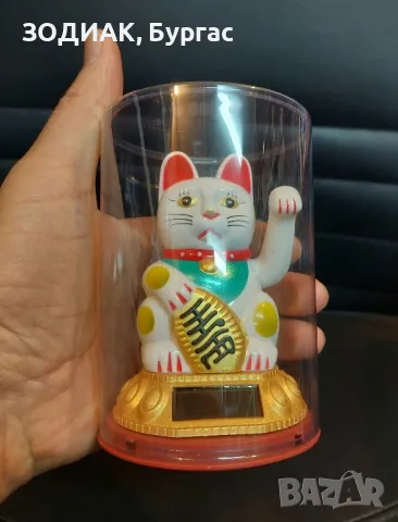 MANEKI NEKO - Японска Котка за Късмет - 10 см, снимка 3 - Декорация за дома - 28850171