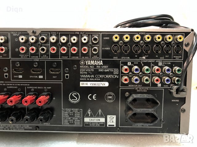 Yamaha RX-V661 , снимка 12 - Ресийвъри, усилватели, смесителни пултове - 33891236