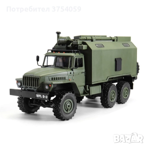 Руски военен камион модел NaughtyDragon с дистанционно - TOYCAR8 FS-3551 - 6X6, снимка 3 - Електрически играчки - 48139622