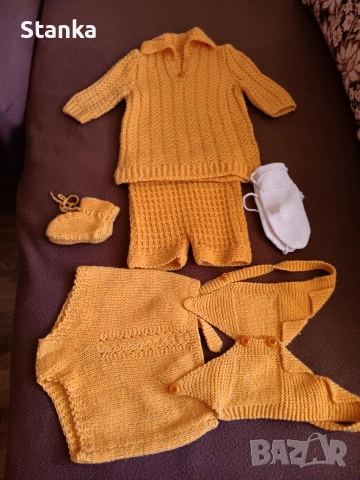 Детско плетено комплексче
