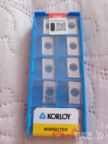 10 броя стругарски пластини Korloy 1604 PDFR MA H01