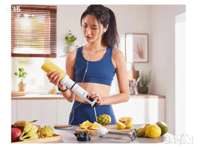 Ръчен блендер със смути мейкър марка SILVERCREST Мощност 600W, снимка 5 - Чопъри и пасатори - 48829903