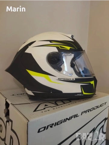  Нова каска Airoh GP550 S , снимка 6 - Аксесоари и консумативи - 53462981