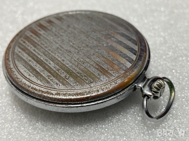 Работещ! Джобен Часовник "Молния" Сделано в СССР, снимка 7 - Антикварни и старинни предмети - 51742387