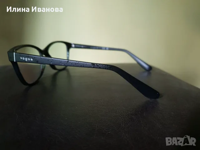 Дамски черни рамки за диоптрични очила Vogue, снимка 6 - Слънчеви и диоптрични очила - 56042739