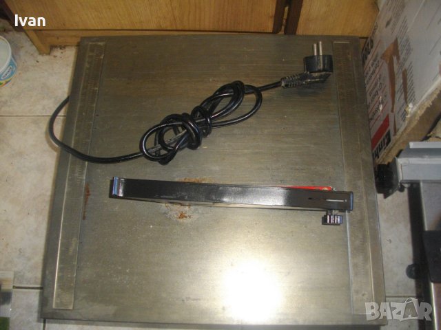 600W-Немска Ел.Машина Мокро/Сухо Рязане Плочи/Плочки-HEKA-Отлична-ф180мм-с вана за вода , снимка 4 - Други инструменти - 40982236