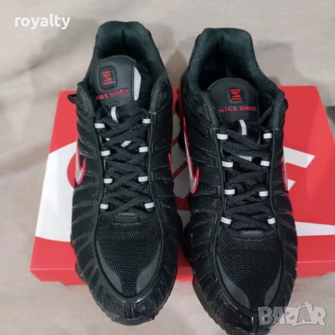 Nike Shox TL Черно и Червено, снимка 3 - Маратонки - 53052678