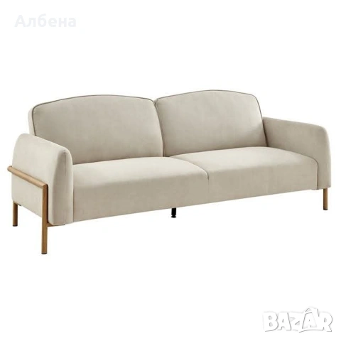 Диван Молино – бежов цвят, снимка 2 - Дивани и мека мебел - 53872682