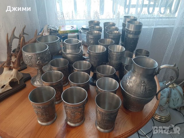 колекционерски зинн чаши бокали кани, снимка 3 - Антикварни и старинни предмети - 40900665