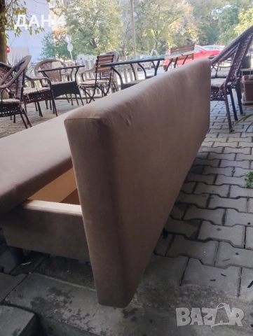 Разтегателен диван-легло, канапе с ракла.190/80/80.В разпънатo състояние ширината е 160 см, снимка 7 - Дивани и мека мебел - 52220700