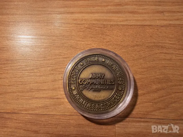 Медал на военния департамент на САЩ, USA АМЕРИКА в защитна капсула за ценители и колекционери , снимка 4 - Антикварни и старинни предмети - 49146542