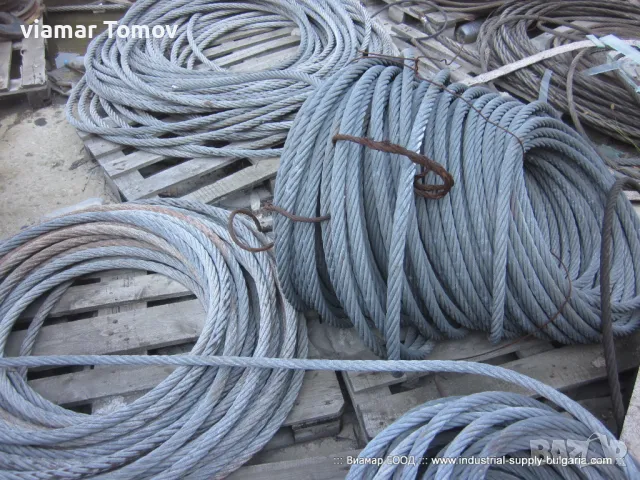 Въжета-стоманени,полиестерни ...., снимка 4 - Резервни части за машини - 49293331