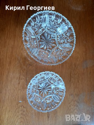 Кристални купи за ядки, бомбонниери