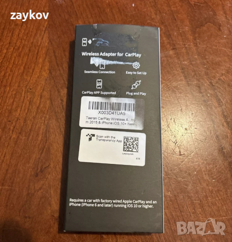 Безжичен адаптер Teeran CarPlay за фабрично кабелен за надграждане на CarPlay, снимка 3 - Друга електроника - 44811066