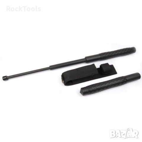 Стоманена телескопична палка Метален Стик Police за самозащита 50см, снимка 4 - Спортна екипировка - 34432334