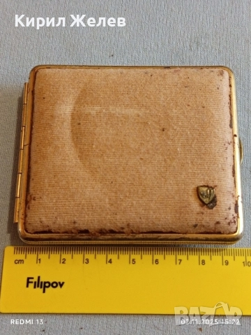 Винтидж табакера метална за КОЛЕКЦИЯ ДЕКОРАЦИЯ 49037, снимка 7 - Други ценни предмети - 52264215