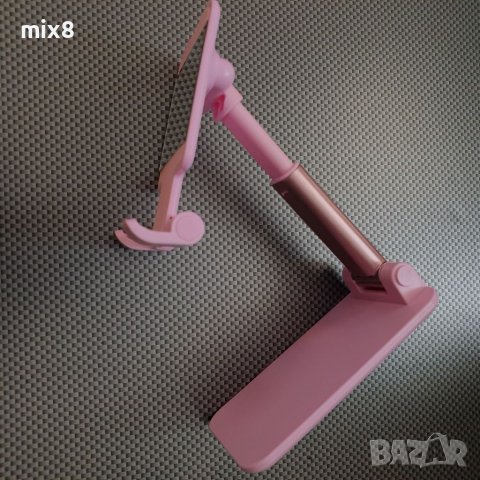 Регулируема стойка за смартфон с огледало, снимка 8 - Селфи стикове, аксесоари - 39323918